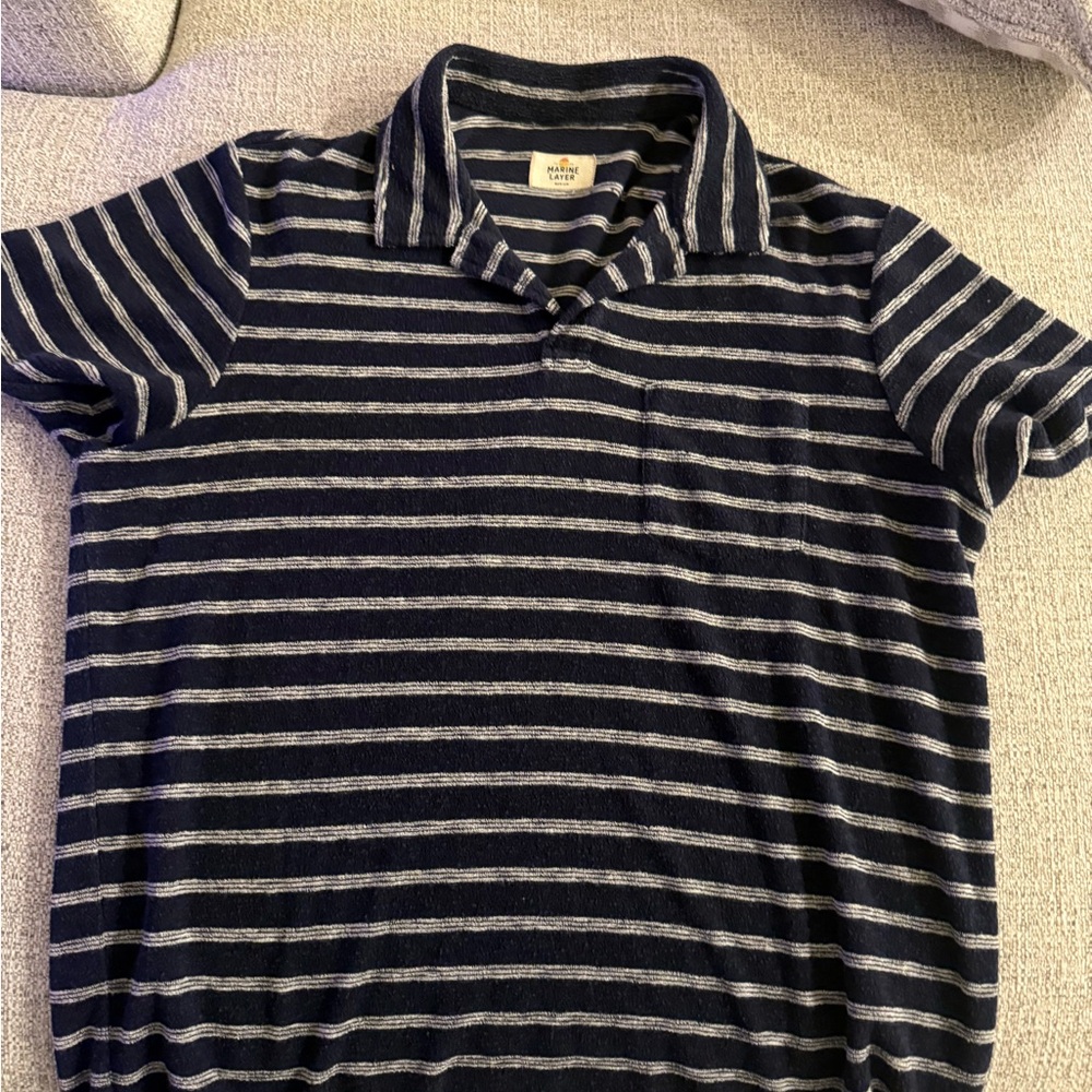 Marine layer sweater polo